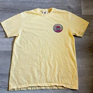 Girls Women’s, medium, T-shirt, yellow, WANDERLUST RAFTING, Colorado.